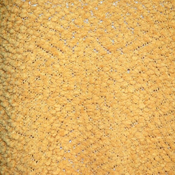 Zenana Mustard Yellow Knit Long Sleeve Pullover Sweater 1X Slouchy Casual Winter - Picture 3 of 8